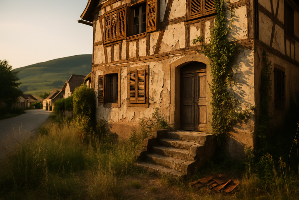 Maison abandonnée : comment l'identifier, l'acheter et éviter les pièges en Alsace